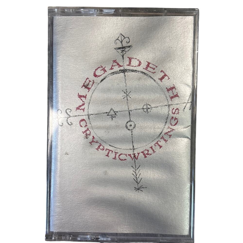 Megadeth Cryptic Writings Cassette Tape (Capitol Records 1997) thrash metal